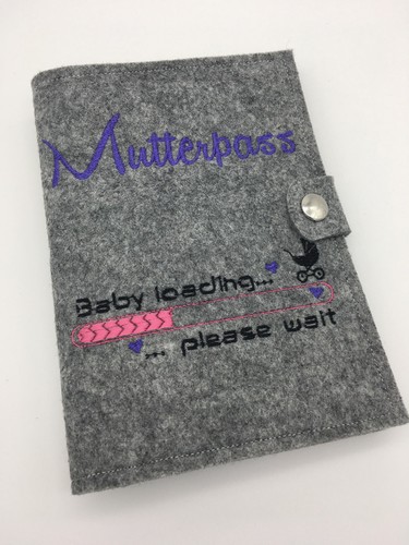 Bestickte mutterpasshülle - bestickte, ♥